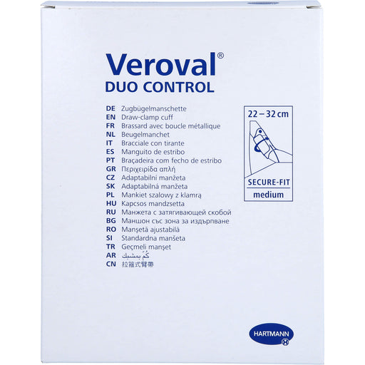 Veroval duo control Zugbügelmanschette M 22-32 cm, 1 St. Manschette