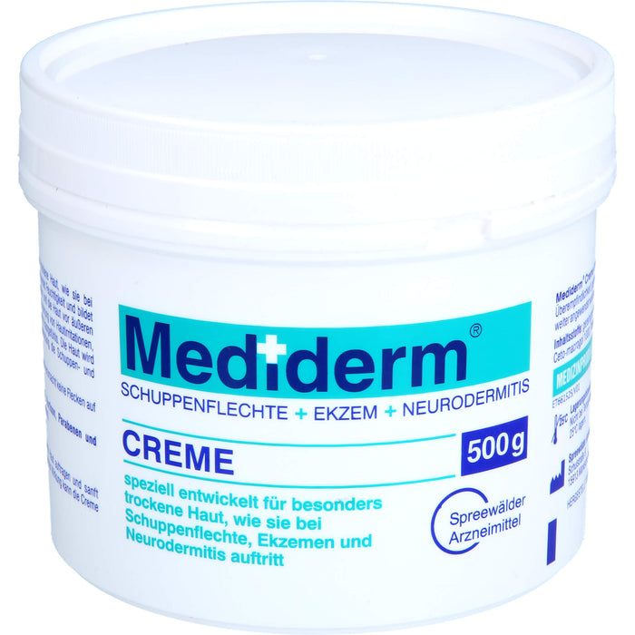 Mediderm Creme für besonders trockene Haut, 500 g Creme