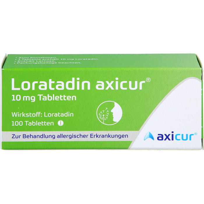 Loratadin Axicur 10mg Tab, 100 St TAB