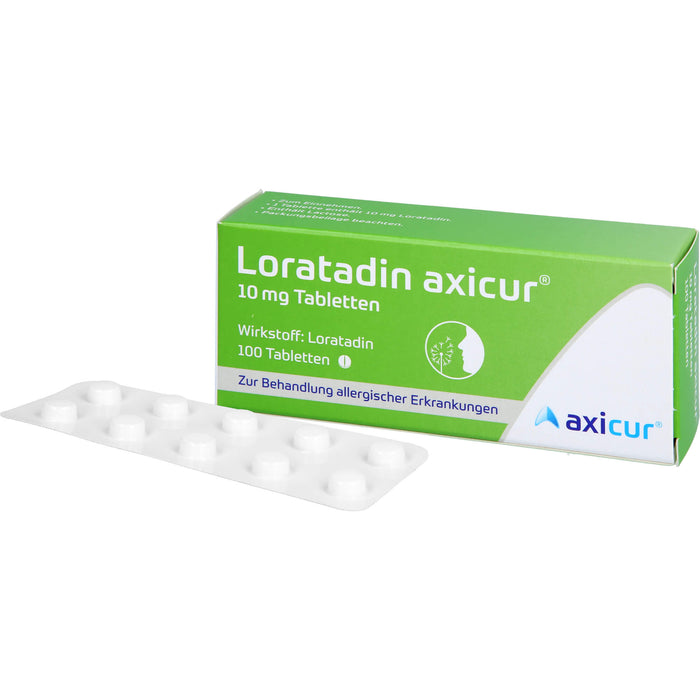 Loratadin Axicur 10mg Tab, 100 St TAB
