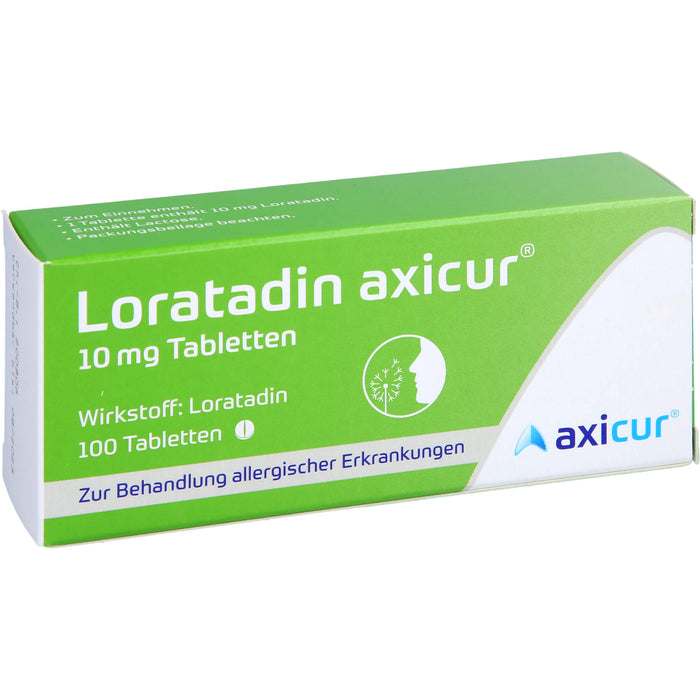 Loratadin Axicur 10mg Tab, 100 St TAB