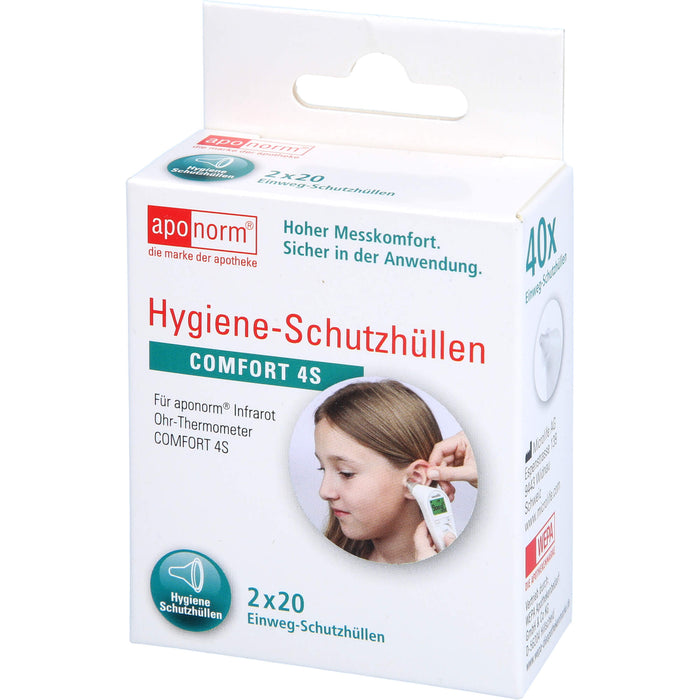 Aponorm Fieberthermometer Ohr Comfort Schutzhüllen, 40 pcs. Accessory