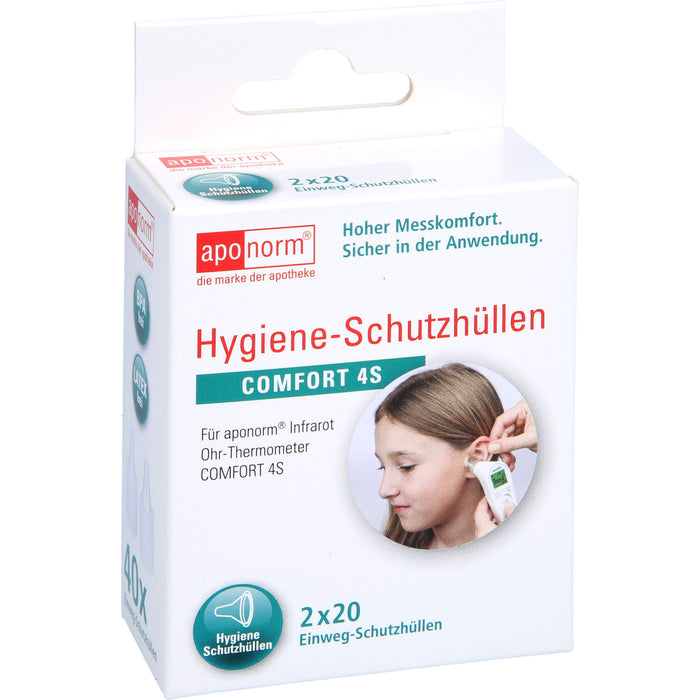 Aponorm Fieberthermometer Ohr Comfort Schutzhüllen, 40 pcs. Accessory