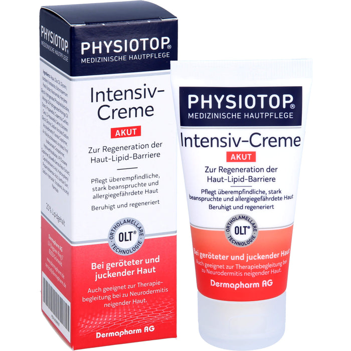 PHYSIOTOP Akut Intensiv-Creme zur Regeneration der Haut-Lipid-Barriere, 50 ml Crème