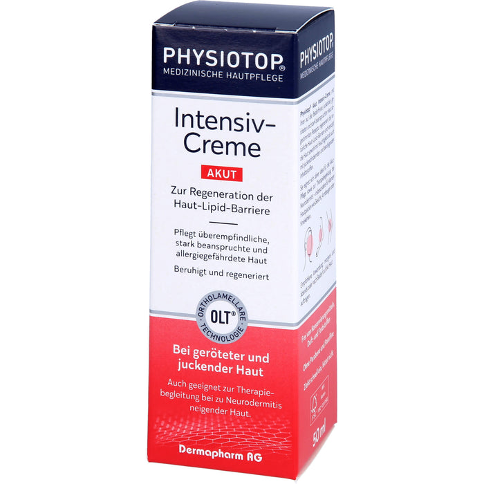PHYSIOTOP Akut Intensiv-Creme zur Regeneration der Haut-Lipid-Barriere, 50 ml Crème