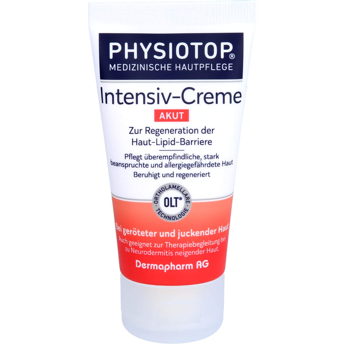 PHYSIOTOP Akut Intensiv-Creme zur Regeneration der Haut-Lipid-Barriere, 50 ml Crème