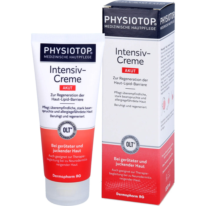 Physiotop Akut Intensiv-Creme zur Regeneration der Haut-Lipid-Barriere, 100 ml Crème