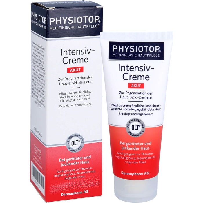 Physiotop Akut Intensiv-Creme zur Regeneration der Haut-Lipid-Barriere, 100 ml Crème