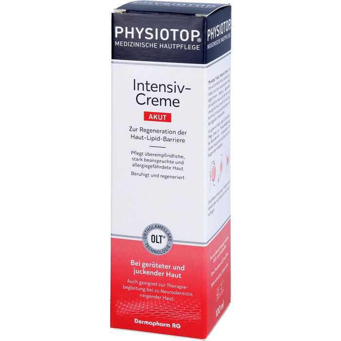Physiotop Akut Intensiv-Creme zur Regeneration der Haut-Lipid-Barriere, 100 ml Crème