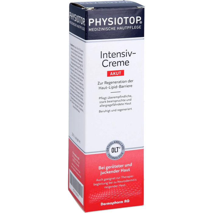 Physiotop Akut Intensiv-Creme zur Regeneration der Haut-Lipid-Barriere, 100 ml Crème