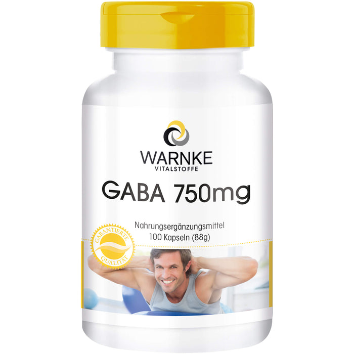 WARNKE GABA 750 mg Kapseln, 100 St. Kapseln
