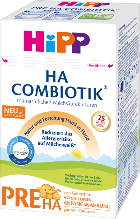 HiPP Milchnahrung Pre HA COMBIOTIK, 600 g Pulver