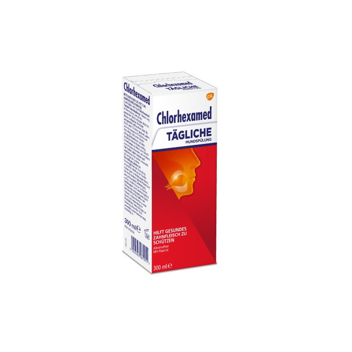 Chlorhexamed tägliche Mundspülung alkoholfrei, 300 ml Solution