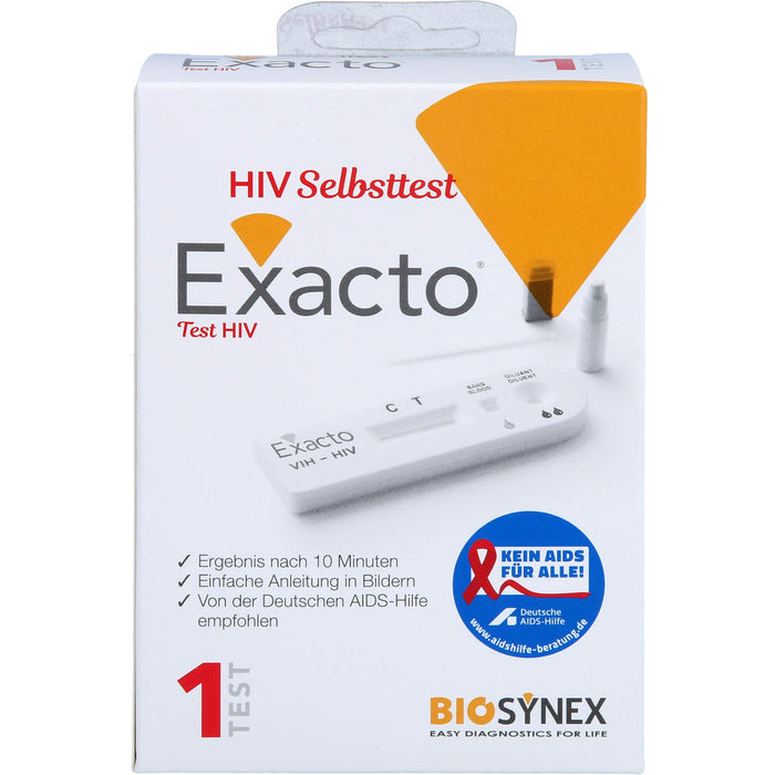 BIOSYNEX Exacto HIV Selbsttest, 1.0 St. Test