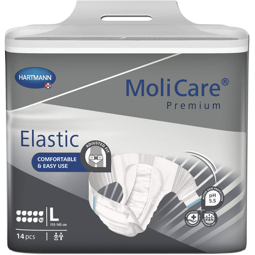 MoliCare Premium Elastic 10 Tropfen Gr. L, 14 St 
