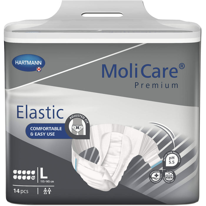MoliCare Premium Elastic 10 Tropfen Gr. L, 14 St 