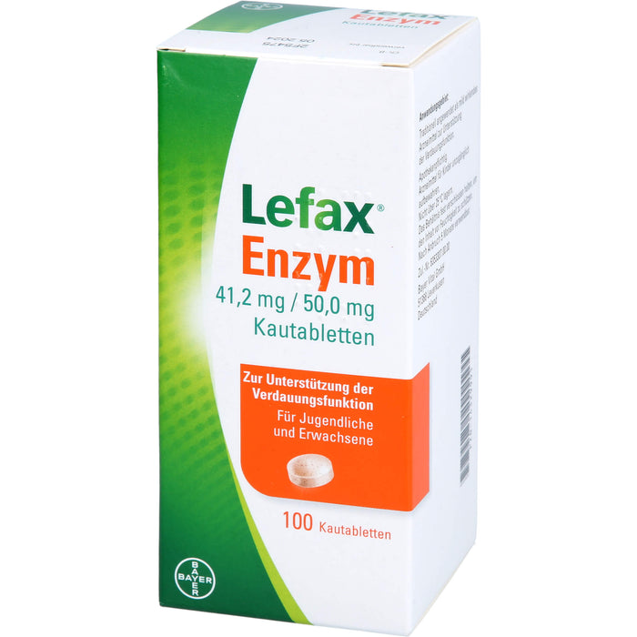 Lefax  Enzym, 41,2 mg / 50 mg Kautablette, 100 pc Tablettes