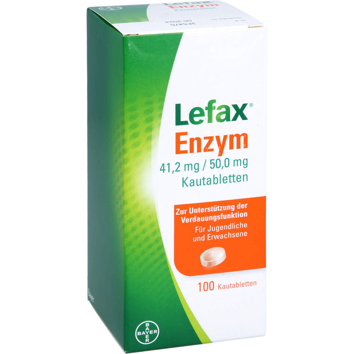 Lefax  Enzym, 41,2 mg / 50 mg Kautablette, 100 pc Tablettes