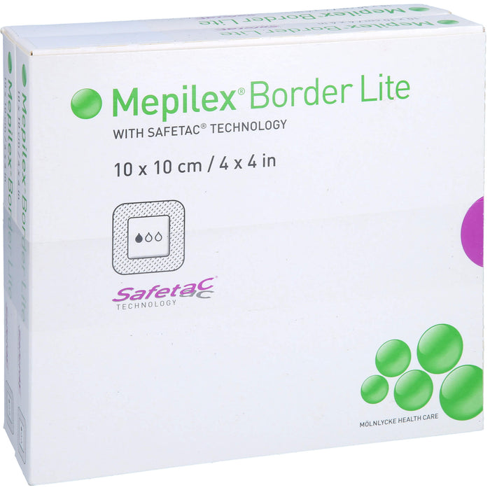 MEPILEX Border Lite Schaumverb. 10x10 cm steril, 10 St VER