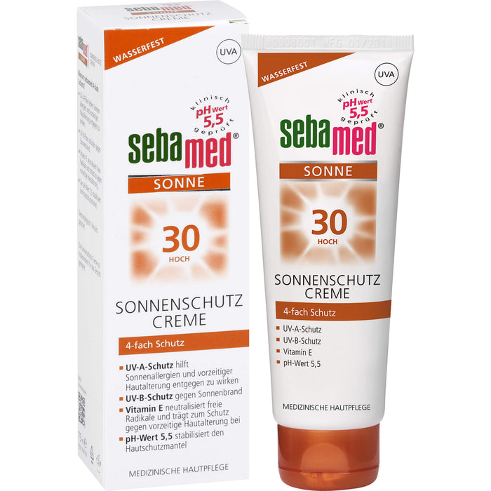 Sebamed Sonnenschutz Creme LSF 30, 75 ml Cream