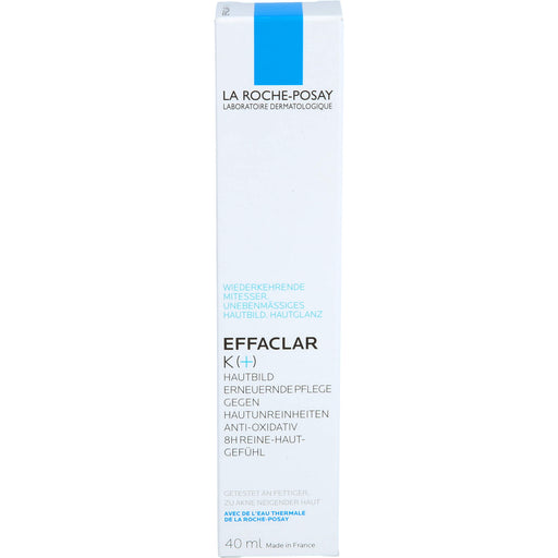 La Roche-Posay Effaclar K(+) Hautbild erneuernde Pflege gegen Hautunreinheiten, 40 ml Creme