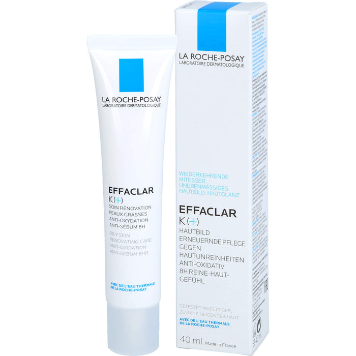 La Roche-Posay Effaclar K(+) Hautbild erneuernde Pflege gegen Hautunreinheiten, 40 ml Crème