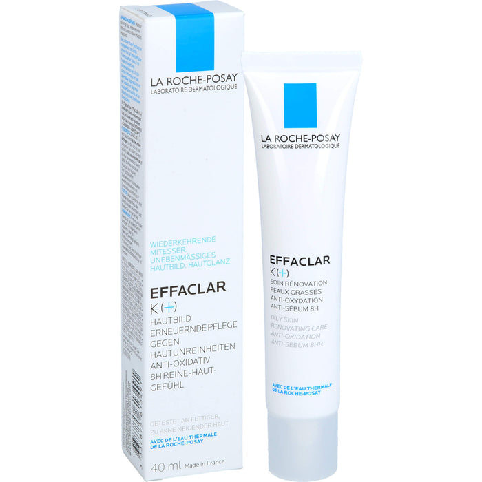 La Roche-Posay Effaclar K(+) Hautbild erneuernde Pflege gegen Hautunreinheiten, 40 ml Crème