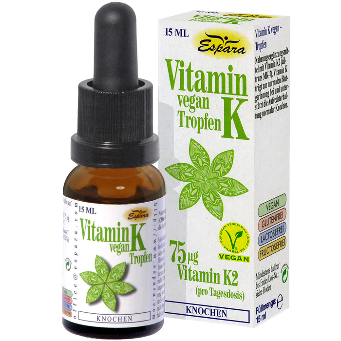 Vitamin K-Tropfen vegan, 15 ml TRO