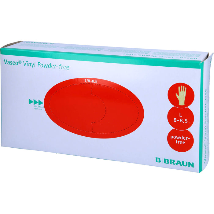 Vasco Vinyl powder-free L Vinyl Handschuhe Gr. L unsteril, 100 pcs. Gloves