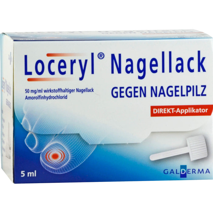 Loceryl Emra Nagellack gegen Nagelpilz Direkt-Applikator, 5 ml Vernis à ongles contenant une substance active