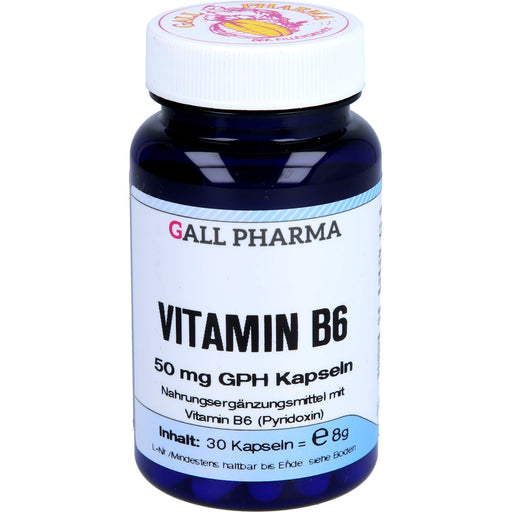 VITAMIN B6 50Mg GPH KAPSELN, 30 St KAP
