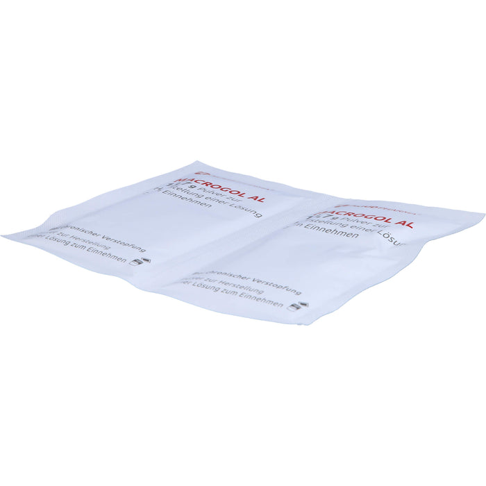Macrogol AL Pulver bei chronischer Verstopfung mit Zitronenaroma, 20 pc Poudre
