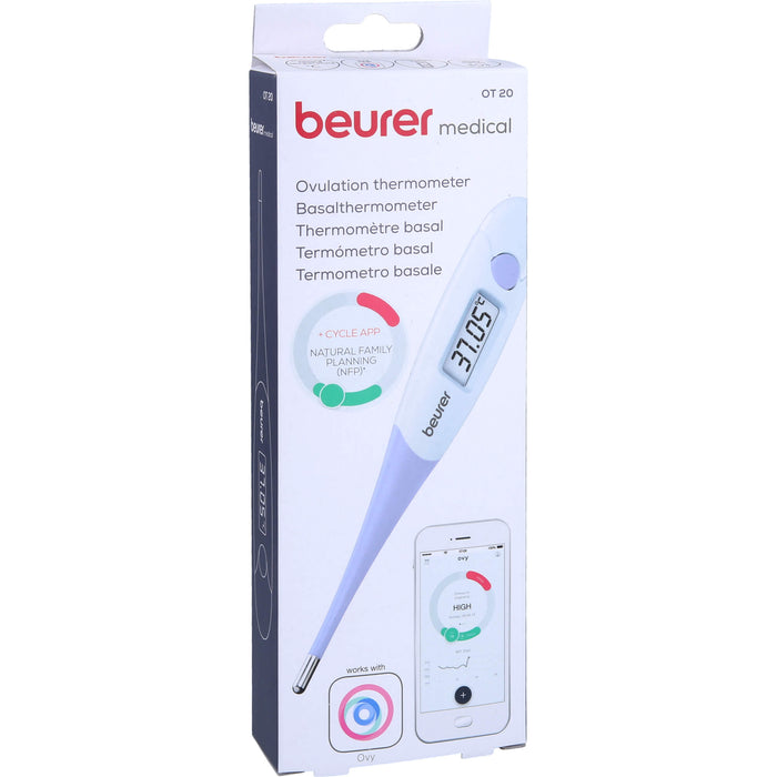 Beurer OT20 Basalthermometer + Zyklus-App Ovy, 1 St. Fieberthermometer