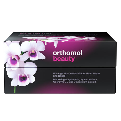 Orthomol Beauty für Frauen - Mikronährstoffe für Haut, Haare und Nägel - mit Hyaluronsäure, Kollagen und Coenzym Q10, 30 ml Tagesportionen