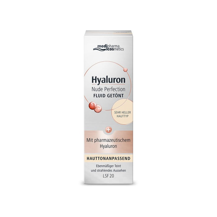 Medipharma Cosmetics Hyaluron Nude Perfection Fluid getönt s.hel HT L20, 50 ml Creme