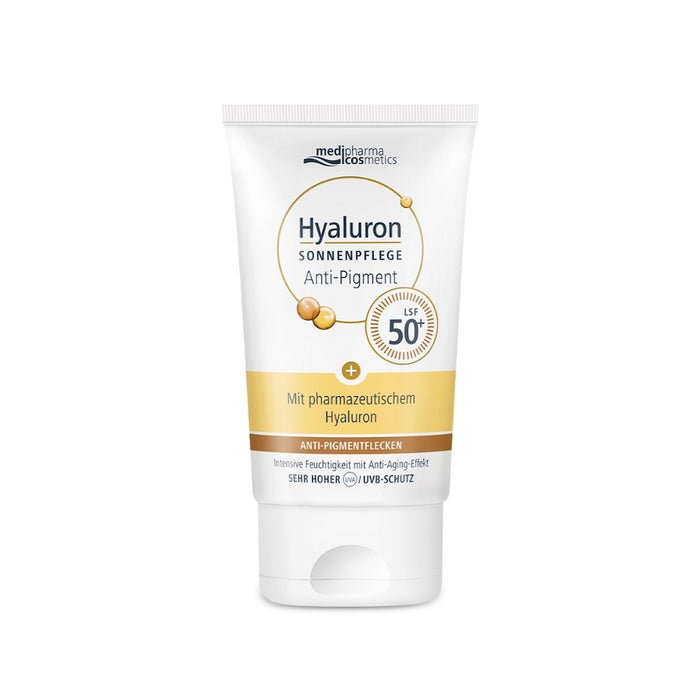 Medipharma Cosmetics Hyaluron Sonnenpflege Anti-Pigment LSF 50+, 50 ml Creme