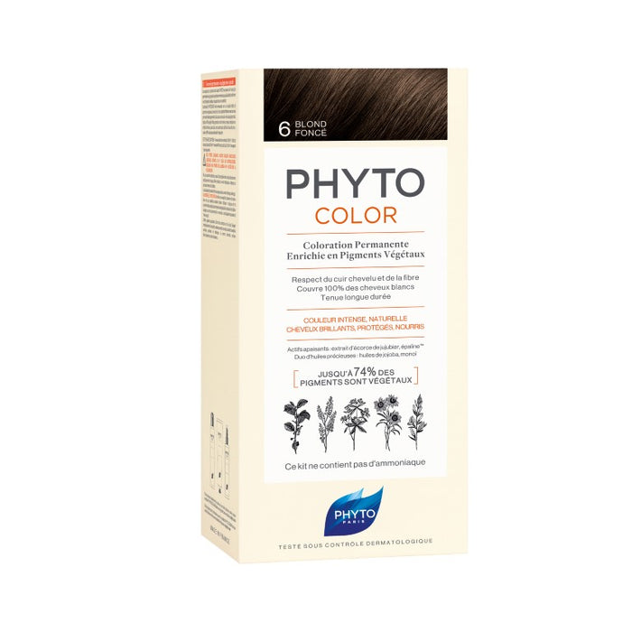 PHYTOCOLOR 6 Dunkelblond ohne Ammoniak, 1 St 