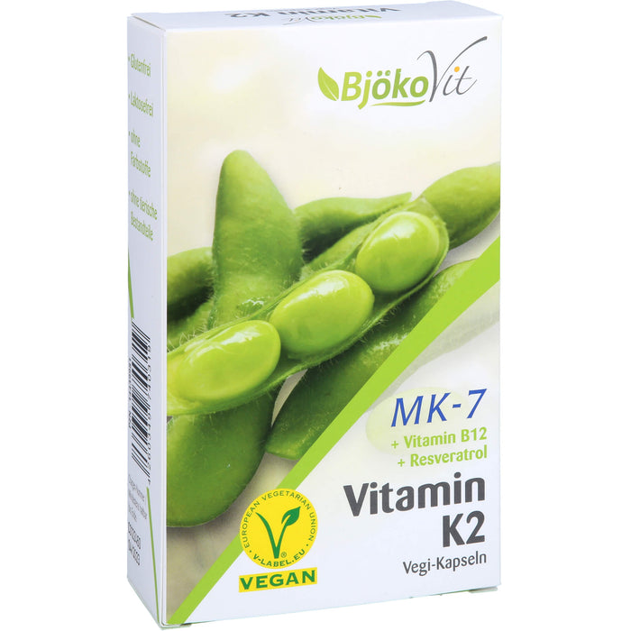BjökoVit Vitamin K2 MK-7 all-trans vegan Kapseln, 60 pc Capsules