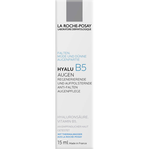 La Roche-Posay Hyalu B5 Augen regenerierende und aufpolsternde Anti-Falten Augenpflege, 15 ml Creme