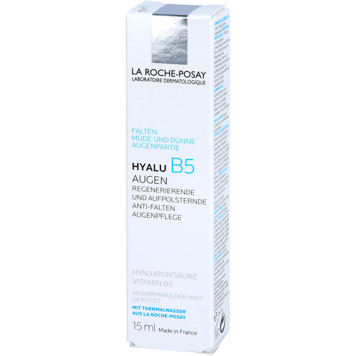 La Roche-Posay Hyalu B5 Augen regenerierende und aufpolsternde Anti-Falten Augenpflege, 15 ml Creme