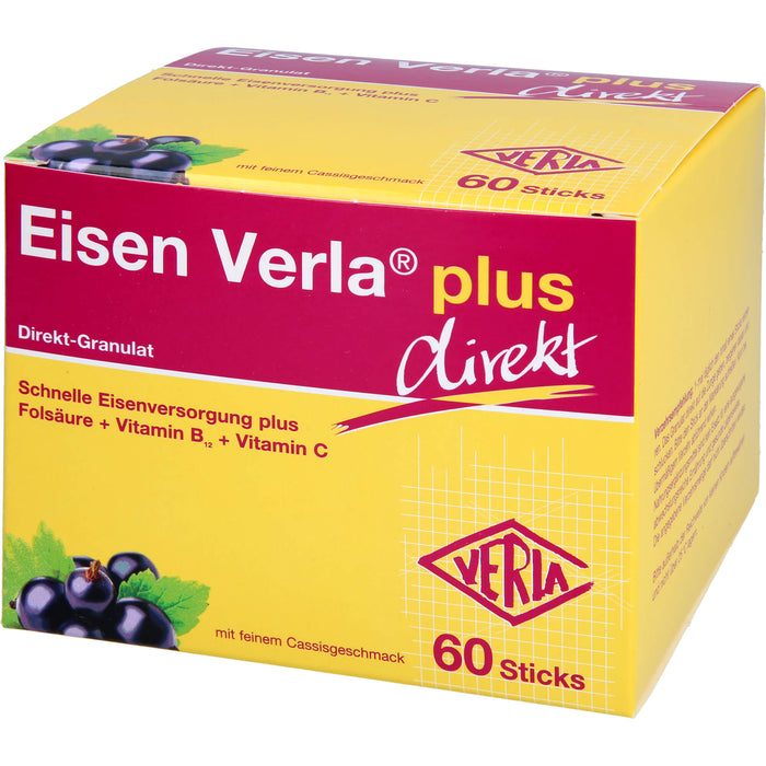 Eisen Verla plus direkt Sticks, 60 pc Sachets