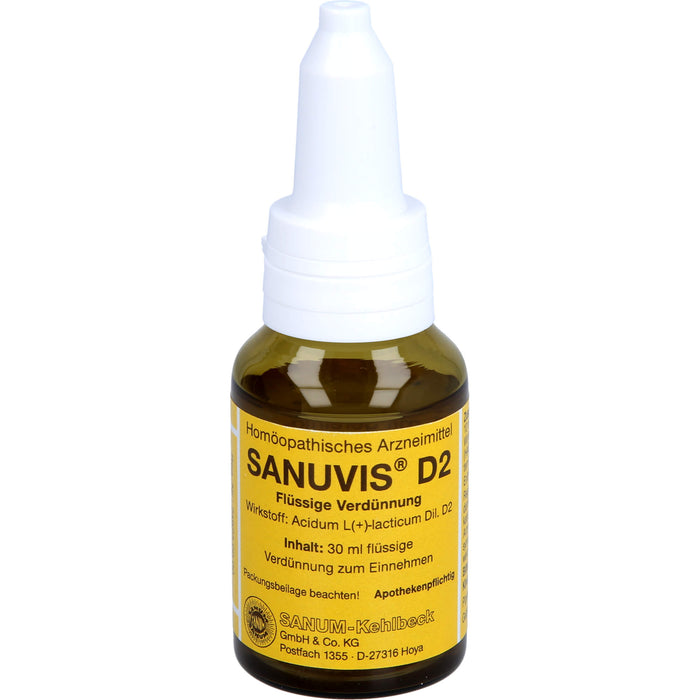SANUM-KEHLBECK Sanuvis D2 flüssige Verdünnung, 30 ml Solution