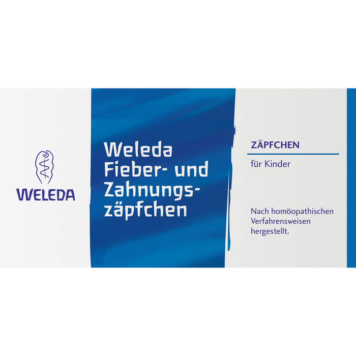 WELEDA Fieber- und Zahnungszäpfchen, 10 St. Zäpfchen