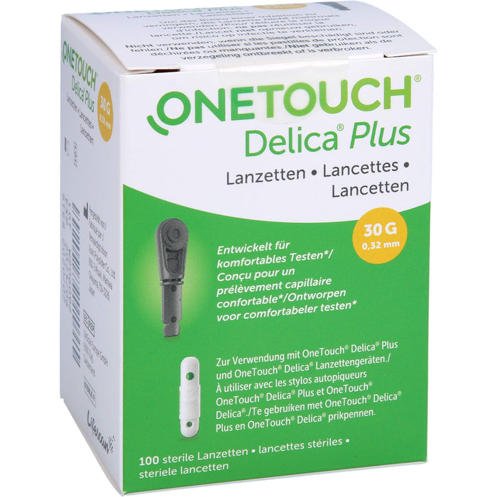 OneTouch Delica Plus Nadellanzetten, 100 St. Packung