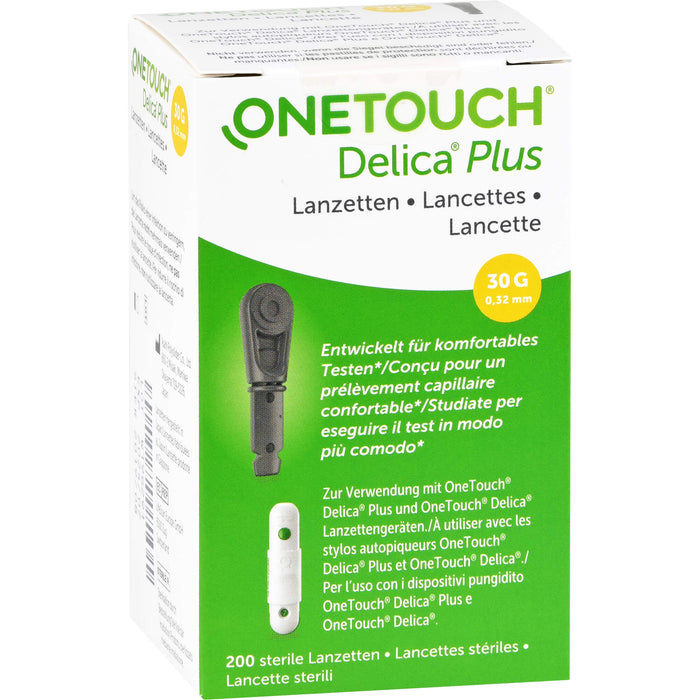 One Touch Delica Plus sterile Lanzetten, 200 pcs. Pack