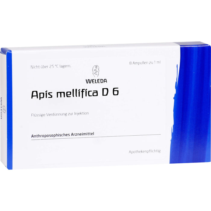 Apis Mellifica D6 WELEDA Amp., 8 pc Ampoules