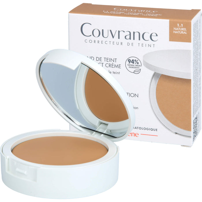 Avène Couvrance Kompakt Creme-Make-up Naturel 1.1 mit LSF 30, 8.5 g Crème
