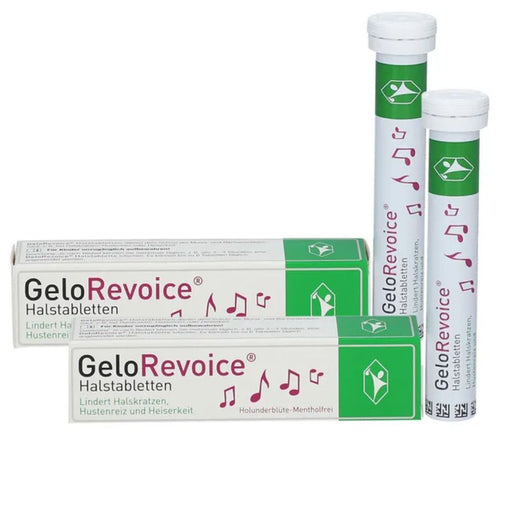 GeloRevoice Halstabletten Holunderblüte-Mentholfrei, 20 St. Tabletten