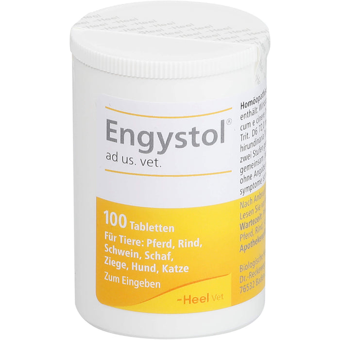 Engystol ad us. vet. Tabletten für Tiere, 100 pc Tablettes