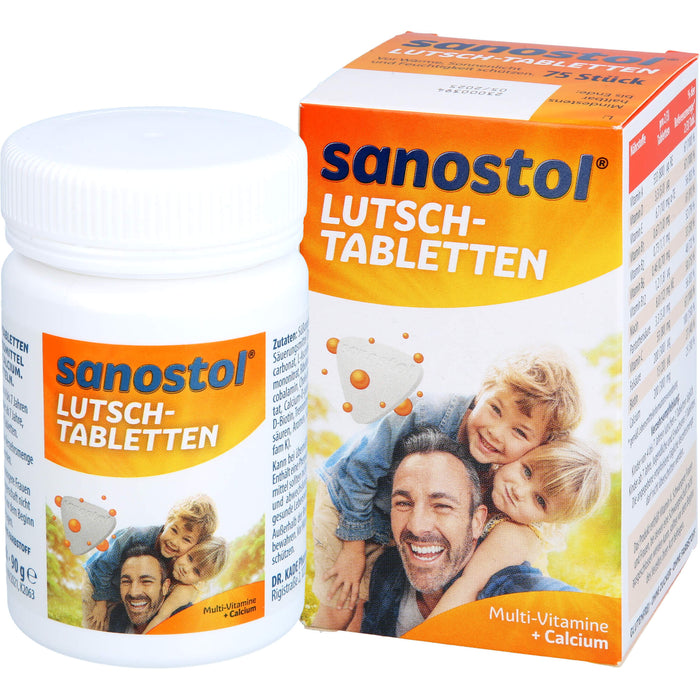 Sanostol Lutsch-Tabletten, 75 pcs. Tablets